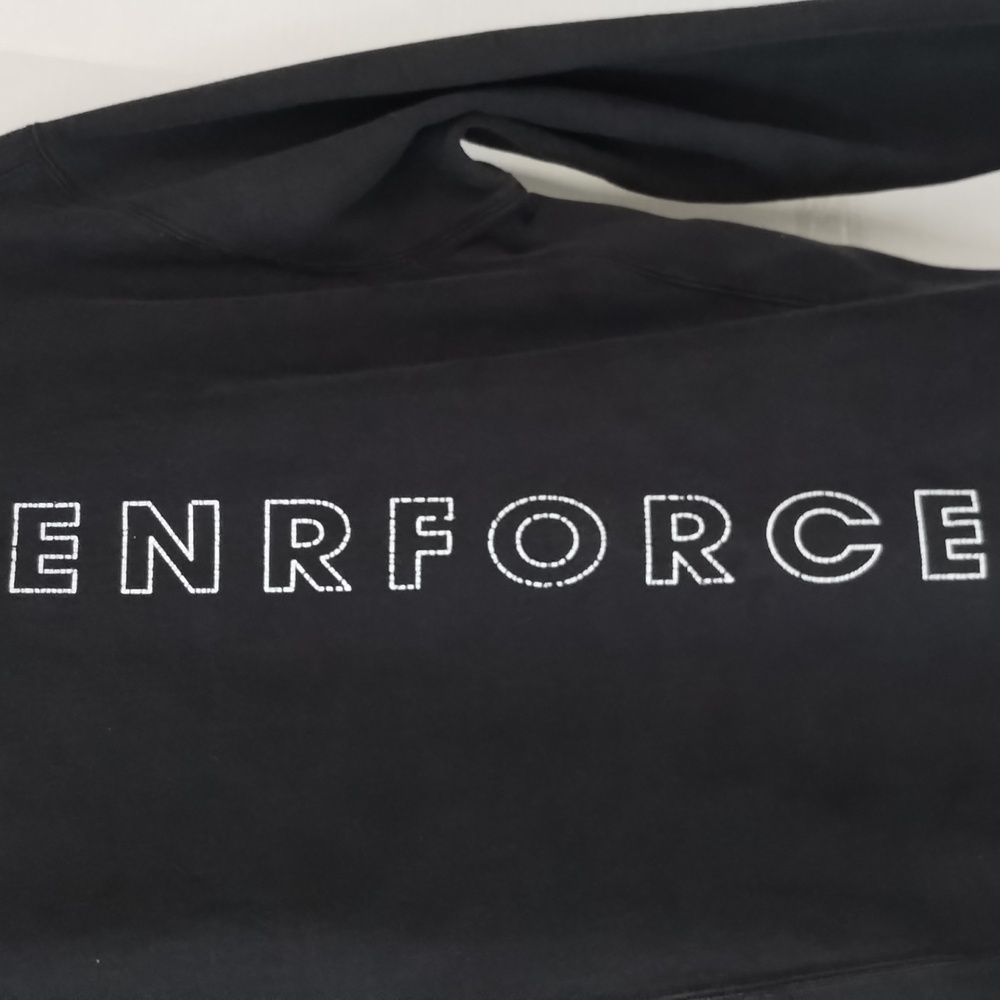 Independent Trading Co. ENRFORCE Men's Black Hoodie with Star Design SZ medium - Picture 7 of 13